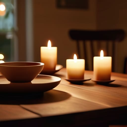 Bringing the Glow Home with warm lighting.