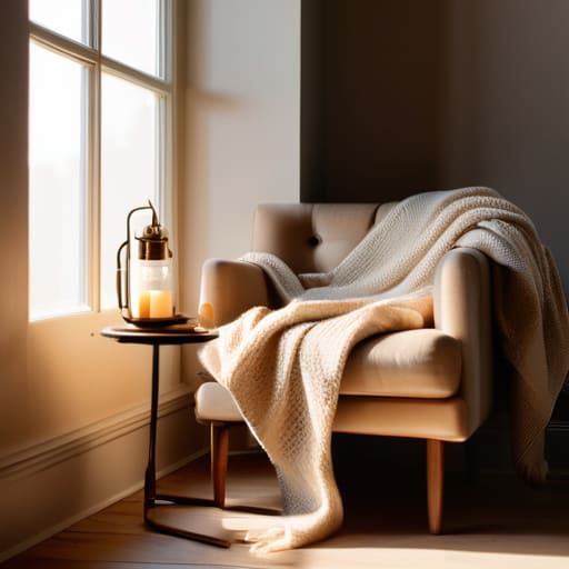 Making It Your Own cozy reading nook.