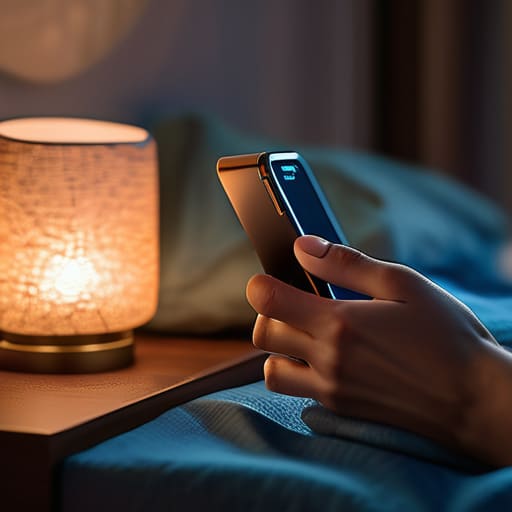 Reducing blue light by dimming electronics.