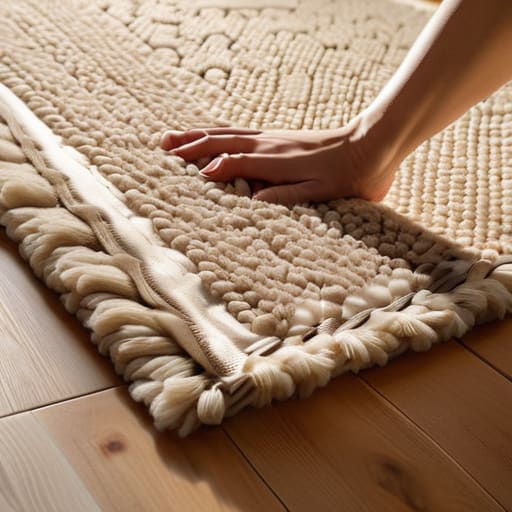Comfortable soft rug selection for home.